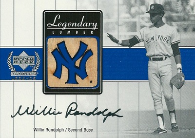 2000 UD YANKEES LEGENDS メモラビリア3枚組 2000 UD YANKEES LEGENDS