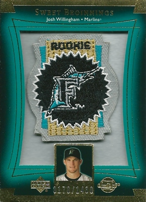 ジョシュ・ウィリンガム MLBカード Josh Willingham 2003 Sweet Spot Sweet Beginnings 0170/1430