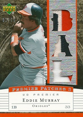 エディ・マレー MLBカード Eddie Murray 2007 UD Premier Patches