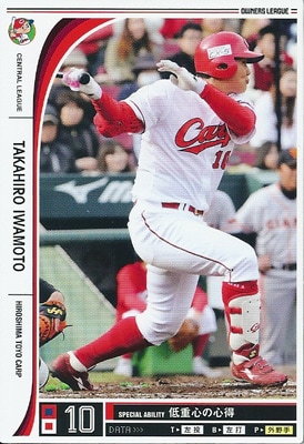 プロ野球カード 岩本貴裕 2012 オーナーズリーグ10 ノーマル白