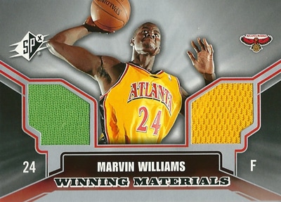 マーヴィン・ウィリアムス NBAカード Marvin Williams 05/06 SPｘ Winning Materials