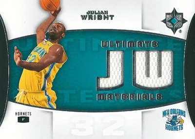 ジュリアン・ライト NBAカード Julian Wright 07/08 Ultimate Collection Materials