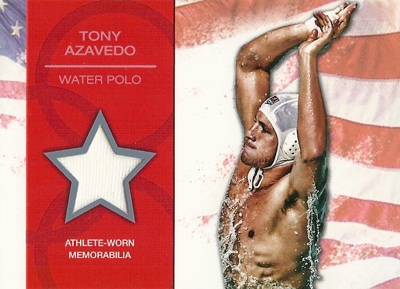 トニー・アザベド オリンピックカード Tony Azavedo 2012 Topps U.S. Olympic Team Relics