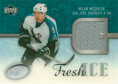 ミラン・ミハーレク NHLカード Milan Michalek 2005/06 Upper Deck Ice Fresh Ice Glass