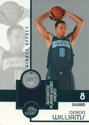 デロン・ウィリアムス NBAカード Deron Williams 05/06 Topps First Row Direct Effect Relics 117/200