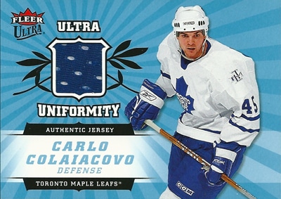 カーロ・コレアコヴォ NHLカード Carlo Colaiacovo 2006/07 Fleer Ultra Uniformity