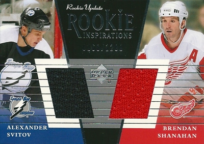 アレクサンダー・スビトフ / ブレンダン・シャナハン NHLカード Alexadner Svitov / Brendan Shanahan 2002/03 UD Rookie Update Rookie Inspirations 0160/1200