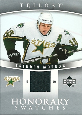 ブレンデン・モロー NHLカード Brenden Morrow 2006/07 UD Trilogy Honorary Swatches