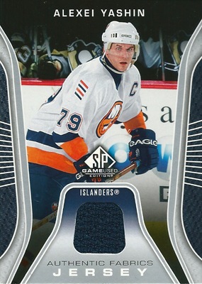 アレクセイ・ヤシン NHLカード Alexei Yashin 2006/07 SP Game Used Authentic Fabrics