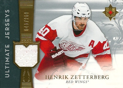 ヘンリク・ゼッターバーグ NHLカード Henrik Zetterberg 2006/07 UD Ultimate Collection Jerseys 041/200