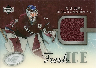 ペテル・ブダイ NHLカード Peter Budaj 2005/06 Upper Deck Ice Fresh Ice Glass