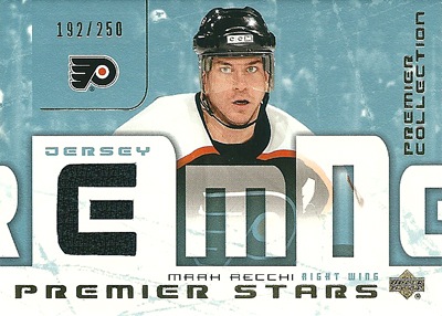 マーク・レッキ NHLカード Mark Recchi 2003/04 UD Premier Collection Stars 192/250