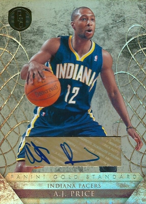 AJ・プライス NBAカード A.J. Price 10/11 Panini Gold Standard Signatures 089/299