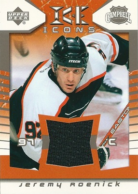 ジェレミー・ローニック NHLカード Jeremy Roenick 2003/04 Upper Deck Ice Icons Jerseys