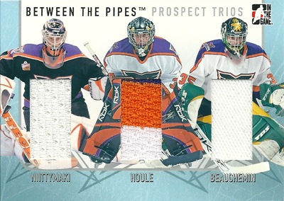 アンテロ・ニーティマキ / マーティン・ホウル / ラジーン・ボーシュマン アイスホッケーカード Antero Niittynaki / Martin Houle / Rejean Beauchemin 2006/07 Between The Pipes Prospect Trios