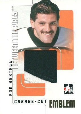 ロン・ヘクストール アイスホッケーカード Ron Hextall 2007/08 Between The Pipes Crease Cut Emblem
