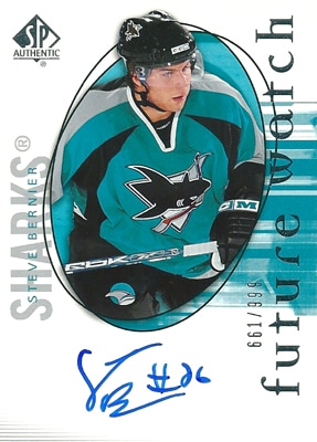 スティーブ・ベルニエ NHLカード Steve Bernier 2005/06 SP Authentic Future Watch 661/999