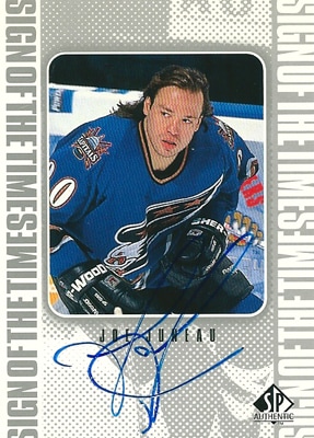 ジョー・ジュノー NHLカード Joe Juneau 1998/99 SP Authentic Sign of The Times