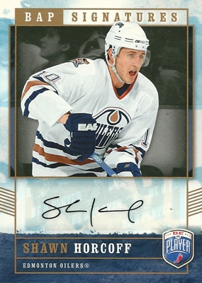 ショーン・ホーコフ NHLカード Shawn Horcoff 2006/07 Be A Player Signatures