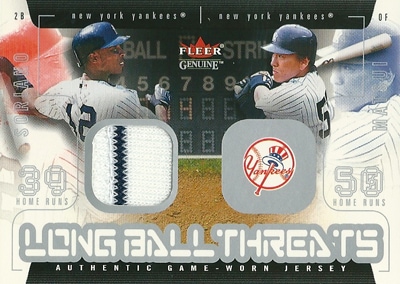 アルフォンソ・ソリアーノ MLBカード Alfonso Soriano 2003 Fleer Genuine Longball Threats Single Swatch