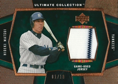 松井秀喜 MLBカード 2003 Ultimate Collection Game Jersey 01/10