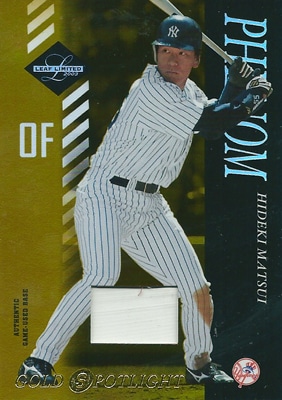 松井秀喜 MLBカード 2004 Leaf Limited Gold Spotlight Base 24/25