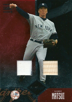 松井秀喜 MLBカード 2004 Leaf Limited TNT Jersey Bat 15/50