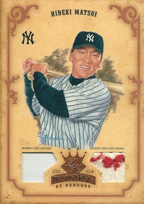 松井秀喜 MLBカード 2004 Diamond Kings DK Materials Bronze 10/15