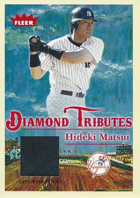 【松井秀喜】【松井稼頭央】 MLBカード 2005 Fleer Tradition Diamond Tributes Dual Patch 02/25