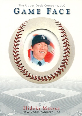 松井秀喜 MLBカード 2003 UD Game Face Rookie Card