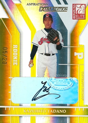 多田野数人 MLBカード 2004 Donruss Elite Extra Edition Signature Aspirations Gold 05/20