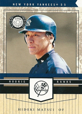松井秀喜 MLBカード 2003 Fleer Patchworks Rookie Card 1477/1500