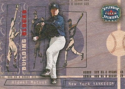 松井秀喜 MLBカード 2003 Fleer Splendid Splinters Rookie Card 250/499