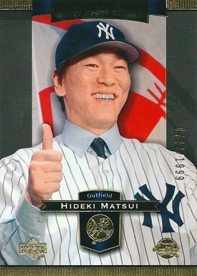 松井秀喜 MLBカード 2003 Sweet Spot Classics Extended Rookie Card 0722/1999