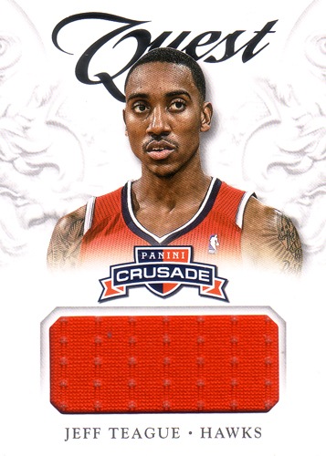 ジェフ・ティーグ NBAカード Jeff Teague 12/13 Panini Crusade Quest Memorabilia
