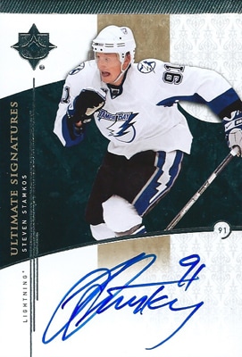 スティーブン・スタムコス NHLカード Steven Stamkos 09/10 Ultimate Collection Ultimate Signatures