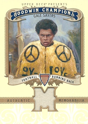 ゲイル・セイヤーズ NFLカード Gale Sayers 2012 Upper Deck Goodwin Champions Memorabilia