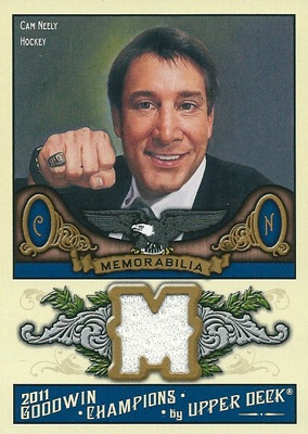カム・ニーリー NHLカード Cam Neely 2011 Upper Deck Goodwin Champions Memorabilia