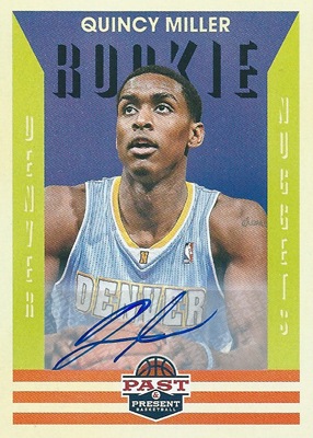 クインシー・ミラー NBAカード Quincy Miller 12/13 Panini Past and Present Signatures