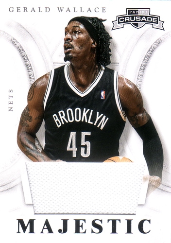 ジェラルド・ウォレス NBAカード Gerald Wallace 12/13 Panini Crusade Majestic Materials