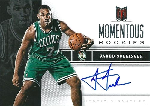 ジャレッド・サリンジャー NBAカード Jared Sullinger 12/13 Momentum Momentous Rookies Autographs