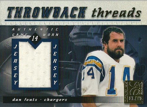 ダン・フォウツ NFLカード Dan Fouts 2000 Donruss Elite Throwback Threads 064/100