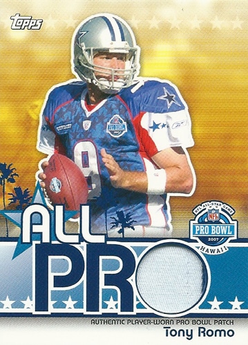 トニー・ロモ NFLカード Tony Romo 2007 Topps All Pro Relics Patch 28/99