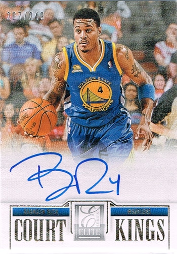 ブランドン・ラッシュ NBAカード Brandon Rush 2012/13 Panini Elite Series Court Kings Autographs White Canvas 207/249
