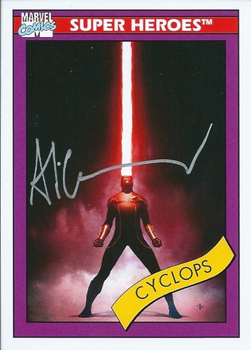 アディ・グラノフ アメコミカード Adi Granov 2013 UD Fleer Retro Marvel 1990 Marvel Universe Autographs