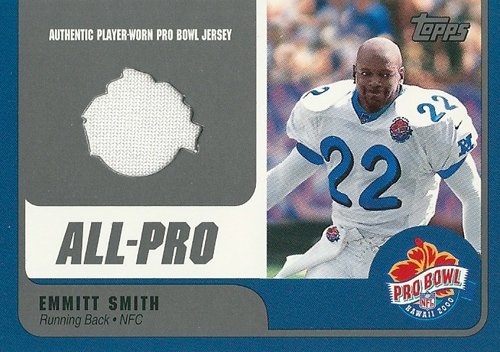 エミット・スミス NFLカード Emmitt Smith 2000 Topps Pro Bowl Jerseys
