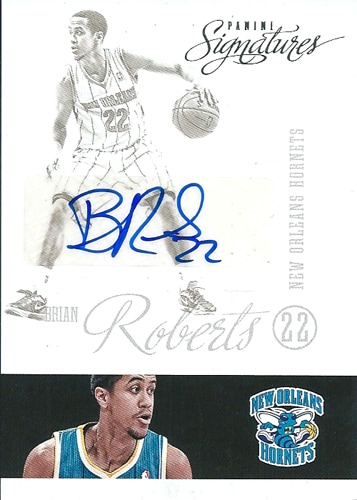 ブライアン・ロバーツ NBAカード Brian Roberts 12/13 Panini Signatures Signatures