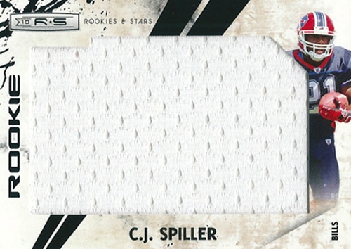 C.J. スピラー NFLカード C.J. Spiller 2010 Rookies and Stars Rookie Jumbo Jersey 10/50
