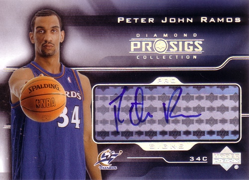 ピーター・ラモス NBAカード Peter John Ramos 04/05 UD Pro Sigs Pro Signs Rookies