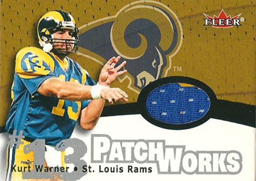 カート・ワーナー NFLカード Kurt Warner 2000 Fleer Patch Works
